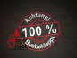 Preview: Sweatshirt bestickt mit 100% Busbekloppt