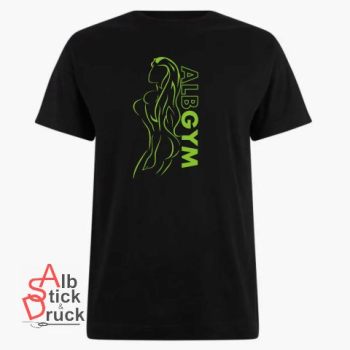 T-Shirt bedruckt mit AlbGym Frau