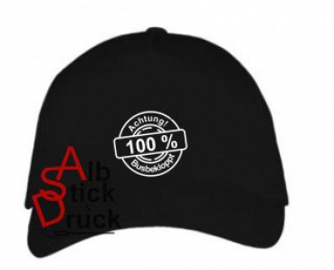 Baseballcap 100% Busbekloppt