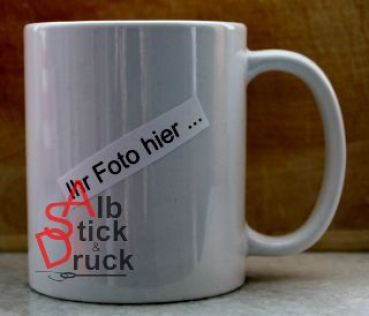 Keramik Tasse mit Aufdruck nach Wunsch