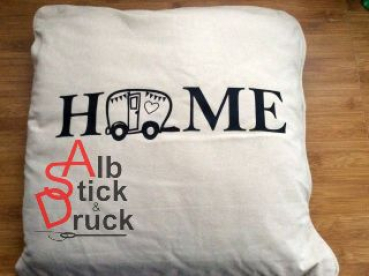 Kissen mit Aufdruck: Home